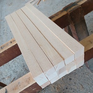 角材-724【47.5×3.5×3cm】 国産ひのき　角材　15本セット　 工作　 枠組み　 一枚板 　桧　 檜 　DIY