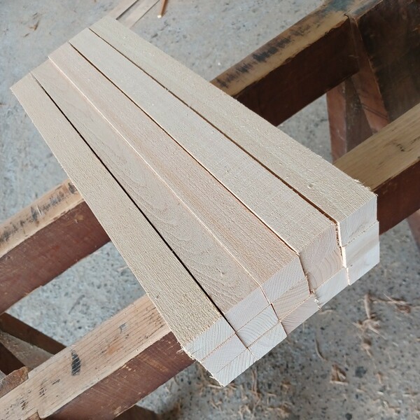 角材-726【52.5×3.5×3cm】 国産ひのき　角材　15本セット　 工作　 枠組み　 一枚板 　桧　 檜 　DIY