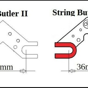 Dietrich Parts String Butler V3 tremolo chrome レスポール/アコギのチューニング安定に #STBUTLER-V3T-CHROMEの画像5