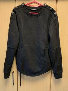 国内正規 BALMAIN バルマン バイカー スウェット 黒 S J694 B928