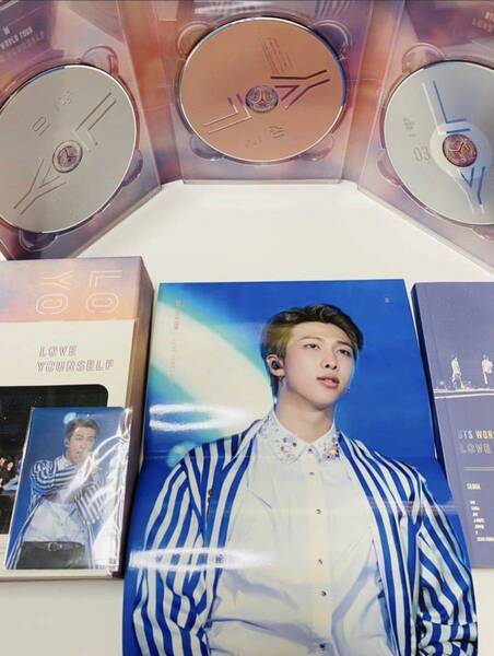 BTS Love Yourself SEOUL LYS DVD 韓国版 RM ナムジュン ポスター 特典ステッカー