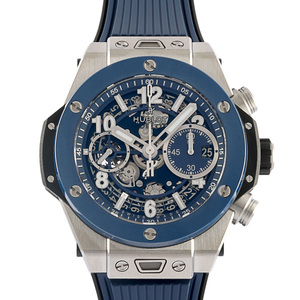 ウブロ HUBLOT ビッグバン チタニウム ブルーセラミック 441.NL.5171.RX ブルー文字盤 新品 腕時計 メンズ