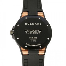 ブルガリ BVLGARI ディアゴノ マグネシウム 41 102306 DG41C11SMCVD ブラウン文字盤 新品 腕時計 メンズ_画像4