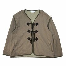 【2周年競りイベ1円スタート!!】 Sasquatchfabrix. サスクワァッチファブリックス　Flower Linner Jacket オリーブ サイズ:M_画像1