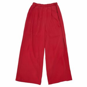 Graphpaper グラフペーパー　Wide Leg Easy Trousers レッド サイズ:0
