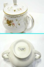 ○美品 ノリタケ Noritake 花柄 金彩 シュガーポット DFR9_画像3