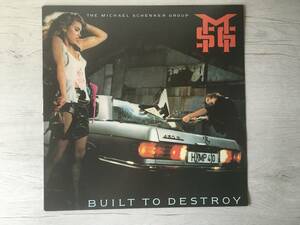 THE MICEAL SCHENKER GROUP BUILT TO DESTROY オーストラリア盤　プロモシート