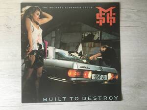 THE MICEAL SCHENKER GROUP BUILT TO DESTROY オーストラリア盤　プロモシート