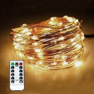 USB type LED illumination light 10m|100 lamp remote control attaching 