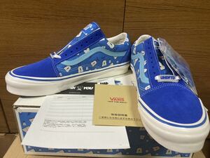 29cm 新品未使用 Undefeated × Vans OG Old Skool LX Blue アンディフィーテッド バンズ オールドスクール ブルー 青 送料込 国内正規