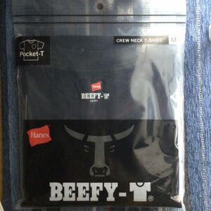 ヘインズ 胸ポケットBEEFY Tシャツ Hanes 半袖 クルーネック 無地Tシャツ