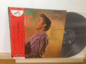  редкий с лентой винт jacket LP L vi s* Press Lee стерео * альбом * первый сборник L vi sSHP-5059 ELVIS PRESLEY