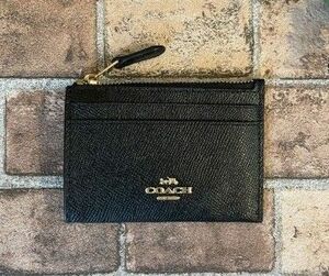 COACH おしゃれBLACK コイン・カードケース 財布 CO-306