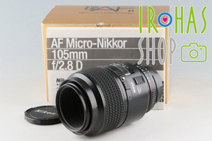 Nikon AF Micro Nikkor 105mm F/2.8 D Lens With Box #48071L4