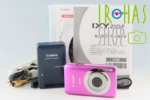 Canon IXY 210F Digital Camera With Box #48220L3