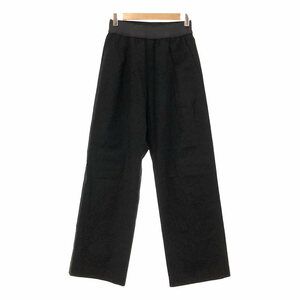 【美品】 MUSE de Deuxieme Classe / ミューズドゥーズィーエムクラス | 2022SS | stretch twill タックパンツ | 36 | ブラック