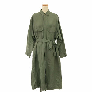 Traditional Weatherwear / トラディショナルウェザーウェア | 2020SS | × IENA イエナ 別注 WAIST BELT LONG SHIRT リネン レーヨン ベル