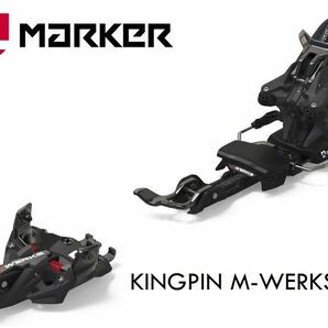 MARKER　/　KINGPIN M-WERKS 12　/　75-100mm　/　BLACK 【auction by polvere_di_neve】マーカー キングピン shift シフト alpinist duke