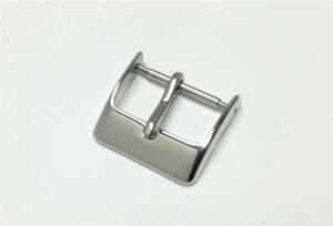 [16mm] clock belt for stainless steel buckle ② polish glossy silver color tail pills SUS316L