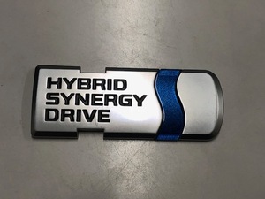 ★送料無料★HYBRID SYNERGY DRIVE★75441-47020★ハイブリッドエンブレム★シルバー