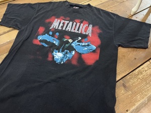 90's METALLICA メタリカ ”Reload ”プリントtシャツ バンドTシャツ Giantボディ 両面プリント used