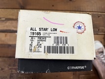 90’s made in USA 米国製 CONVERSE ALL STAR LOW コンバース オールスター LOW 2４cm ピンク 箱あり アメリカ製 USED_画像9