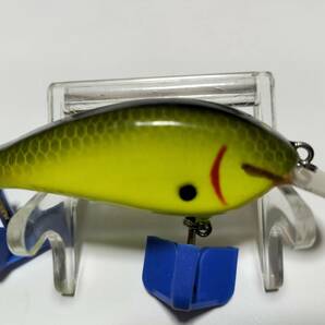 ８ 秘密のクランク リトルB Little-B ボディ 5.5ｃｍ フラットシャッド FLAT SHAD WOOD ウッド フラットサイドクランク BOX保管未使用品の画像4