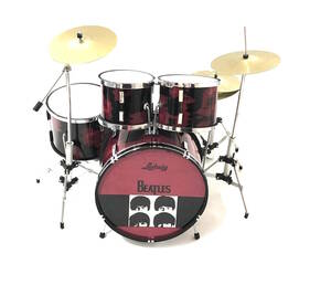 BEATLES Beatles miniature drum set 10cm Mini musical instruments 