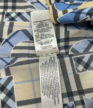 BURBERRY バーバリー カジュアルシャツ 半袖 メンズ チェックシャツ 8039308 サイズXS メンズ アパレル_画像9