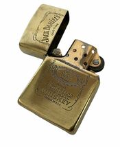 レア!! 名作!! 97年製 JACK DANIEL'S ZIPPO ジャックダニエル ジッポ ソリッドブラス ビンテージ MADE IN USA_画像6