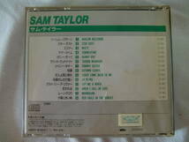 SAM TAYLOR サム・テイラー　　スタンダード14曲_画像2