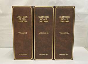 TM/COINSETS OF ALL NATIONS Franklin Mint world. country .. coin Ⅰ*Ⅲ*Ⅳ 3 pcs. summarize 1978~1982 year China contains 107 pieces country minute 0608-01