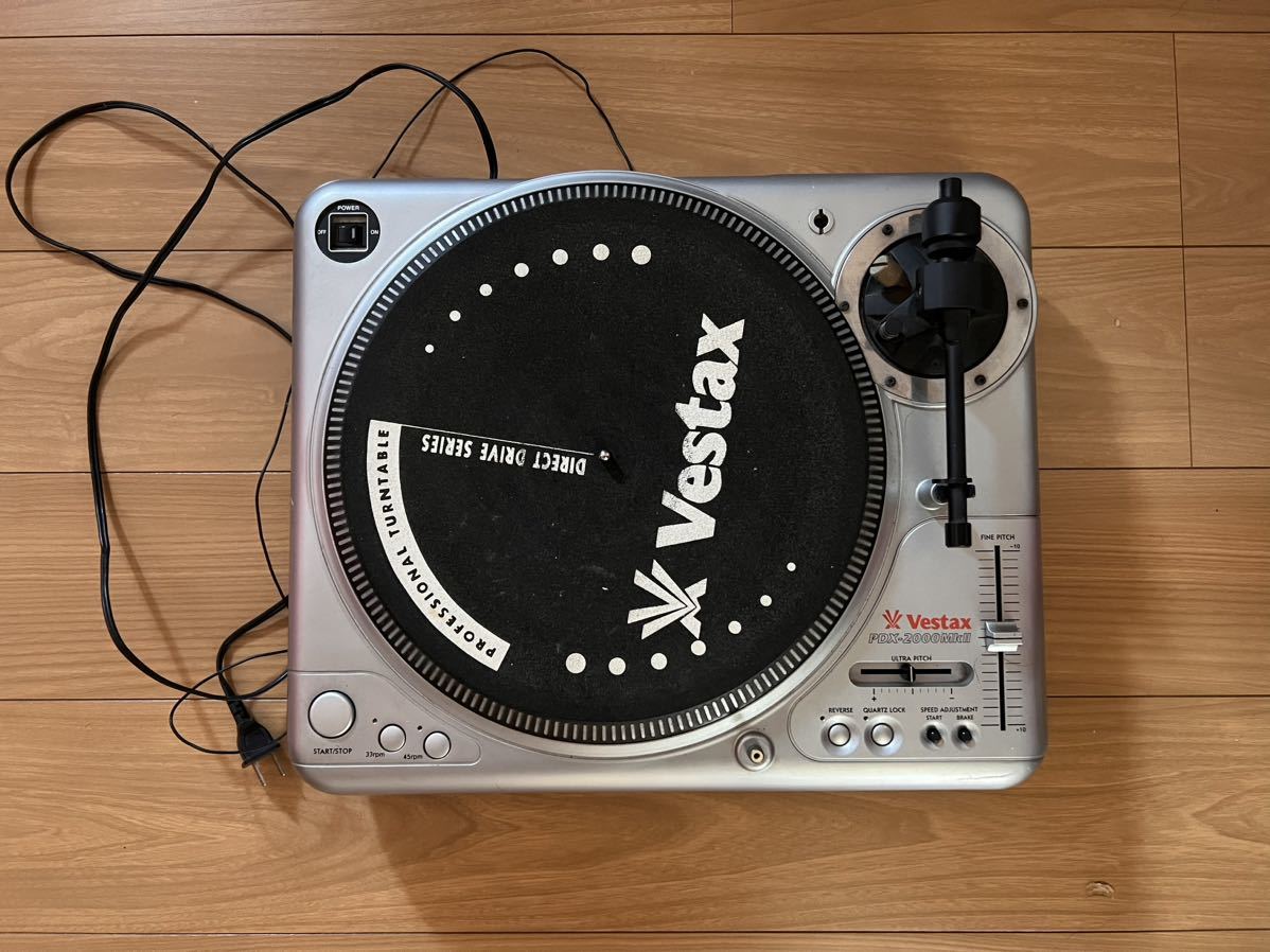 オリジナル Vestax 美品 VMC-004 PDX-2000Mk2 DJ ターンテーブル DJ機器