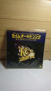 美品 K.C. & THE SUNSHINE BAND KC&サンシャインバンド　IT'S THE SAME OLD SONG/ LET'S GO PARTY JASRAC 06SP 235