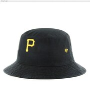 MO/47BRAND (フォーティーセブンブランド) Pirates'47 BUCKET HAT Black_画像1