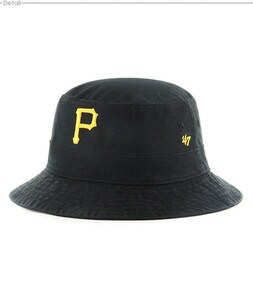 MO/47BRAND (フォーティーセブンブランド) Pirates'47 BUCKET HAT Black