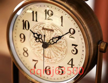 極美品 ★ アメリカ式　復古　置時計　机の上　応接間　やや贅沢　置物　創意　静音　置時計 _画像5