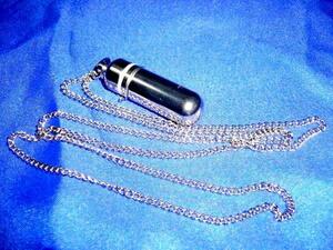 Σ for emergency titanium pill case pendant necklace type 