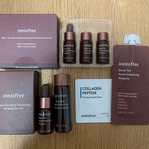 イニスフリー　innisfree ブラックティーユースインハンシングアンプル美容液 デュオキット