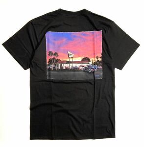 IN-N-OUT BURGER Tシャツ 2020 CALIFORNIA SUNSET TEXAS 黒 アメリカ カリフォルニア バーガー おしゃれ Mサイズ 男女 BBQ アウトドア 野外