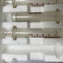 ガラス製 注射器 50ml 10ml 5ml 2cc　シリンジ 科学 液体の移し替えインテリア ディスプレイ アンティーク_画像3