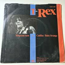 T-Rex - Telegram Sam / Baby Strange ☆UK Re 7″☆グラム☆名盤The Sliderからのシングルカット曲_画像2