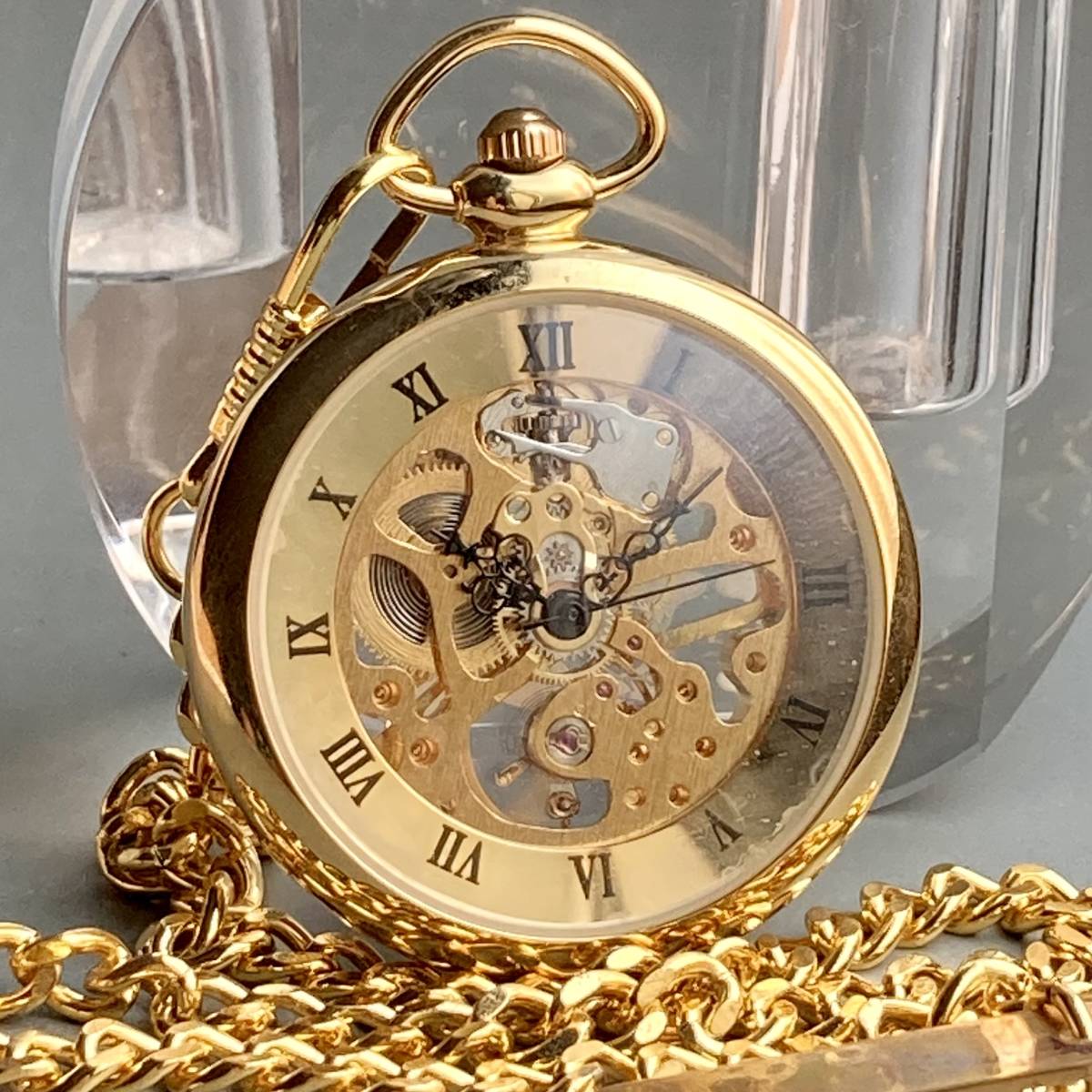 2023年最新】ヤフオク! -スケルトン手巻き懐中時計の中古品・新品・未