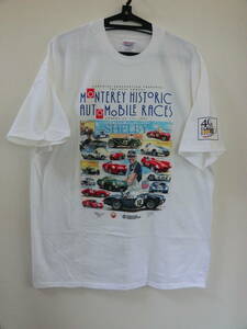 24th モントレー ヒストリックカー レース キャロル・シェルビー トリビュート 記念Тシャツ (XL) 1997 