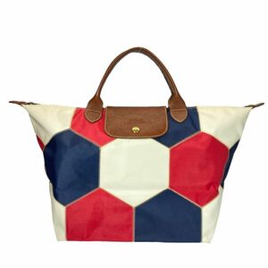 LONGCHAMP ロンシャン バッグ ハンドバッグ トートバッグ レザー ナイロン 手持ち鞄 肩掛け 折りたたみ コンパクト マルチカラー