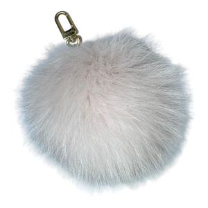 LOUIS VUITTON Louis Vuitton M67371 charm bag charm flafi- key holder rabbit fur metal light pink gold 