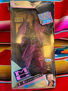 ●★MCハマー MC Hammer 12インチ フィギュア人形 1991 Action figure Doll マテル ラップ ヒップホップ カセットテープ付き　あ-300★●