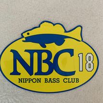 日本バスCLUBステッカー &ワッペンNBC BASS CLUB_画像4