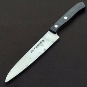 ぺティナイフ 小型包丁 洋包丁 フェザー FEATHER HIGH STAINLESS 刃長約123㎜ 庖丁 刃物 Japanese Kitchen Knife Petty knife 【4148】