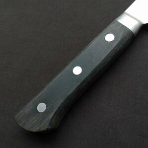 三徳包丁 万能包丁 洋包丁 MIRUS best STAINLESS STEEL 刃長約165㎜ 鍔付 両刃 庖丁 刃物 Kitchen knife Santoku Knife 【4169】の画像9